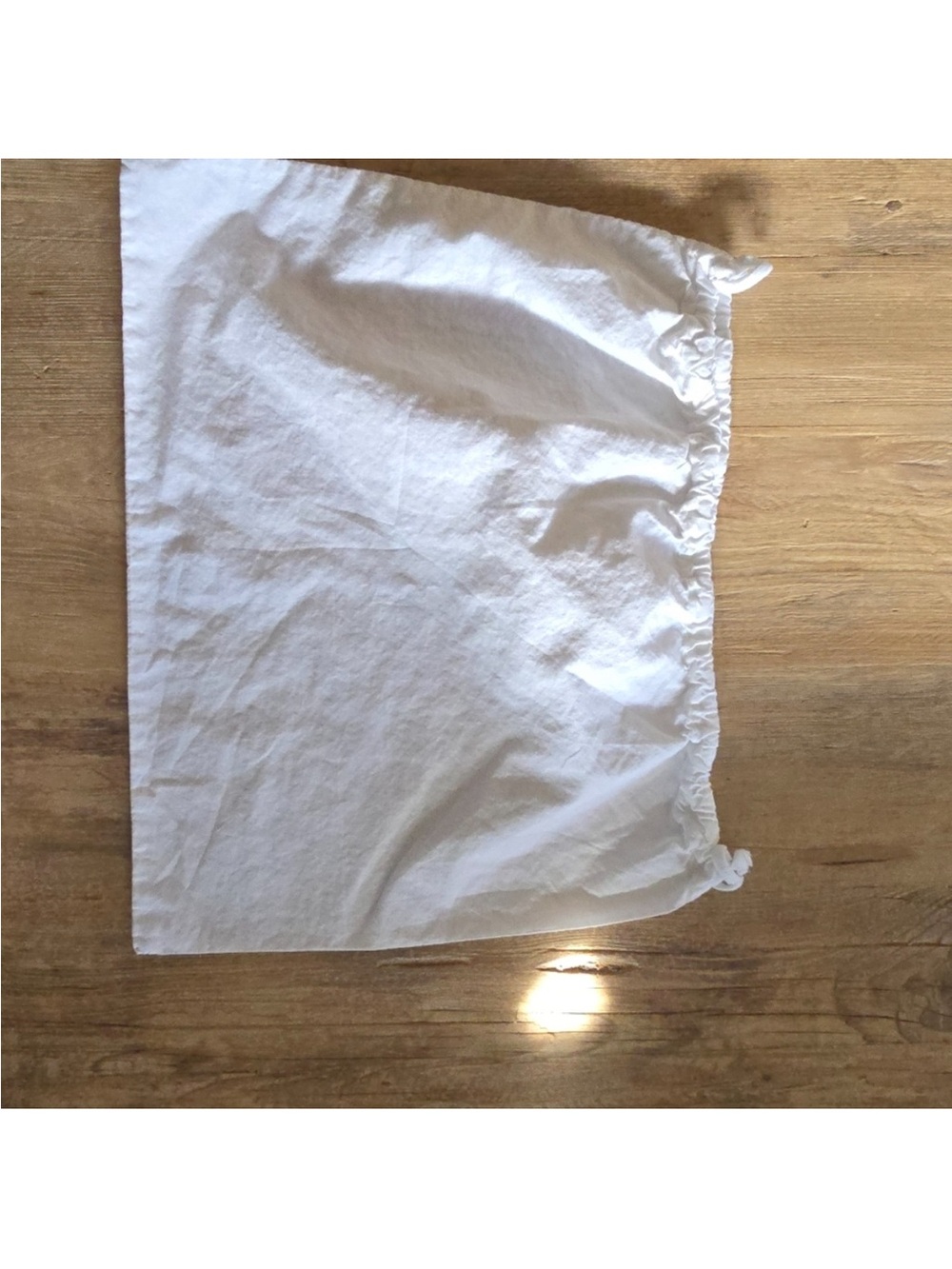 Prada White Cotton Dust Bag - Picture 4 of 4